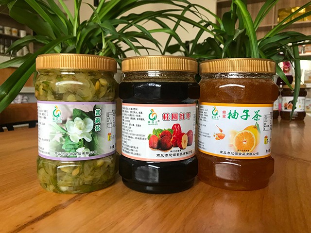 茉莉花花茶、桂圓紅棗花茶、柚子花茶